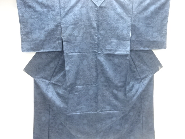 JAPANESE KIMONO / NISHIJIN DENSHO TSUMUGI / UNUSED / WOVEN FLORAL PLANTS